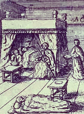 Treating Plague Victims